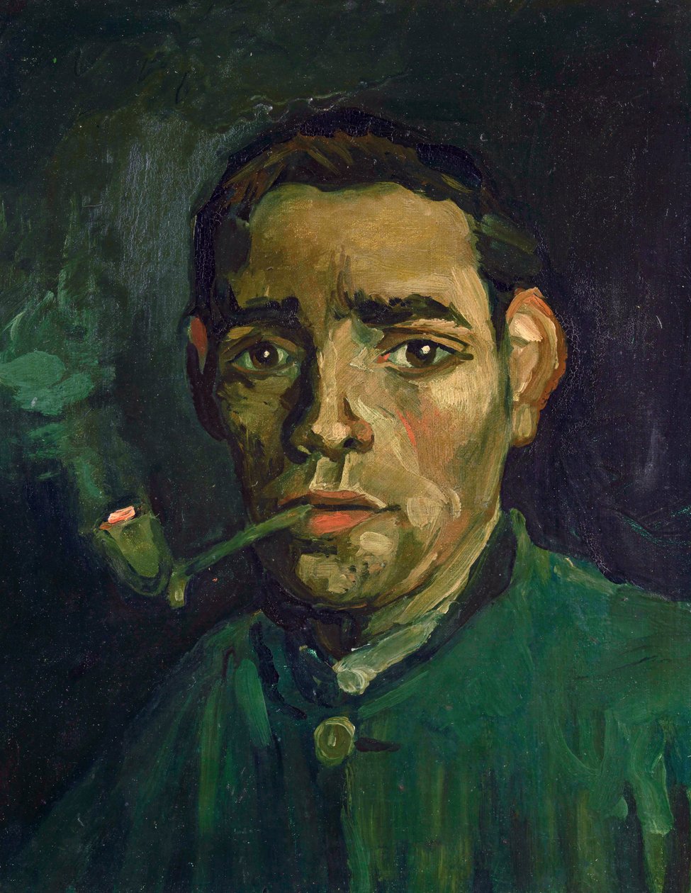 Miehen pää, 1884-5 tekijältä Vincent van Gogh