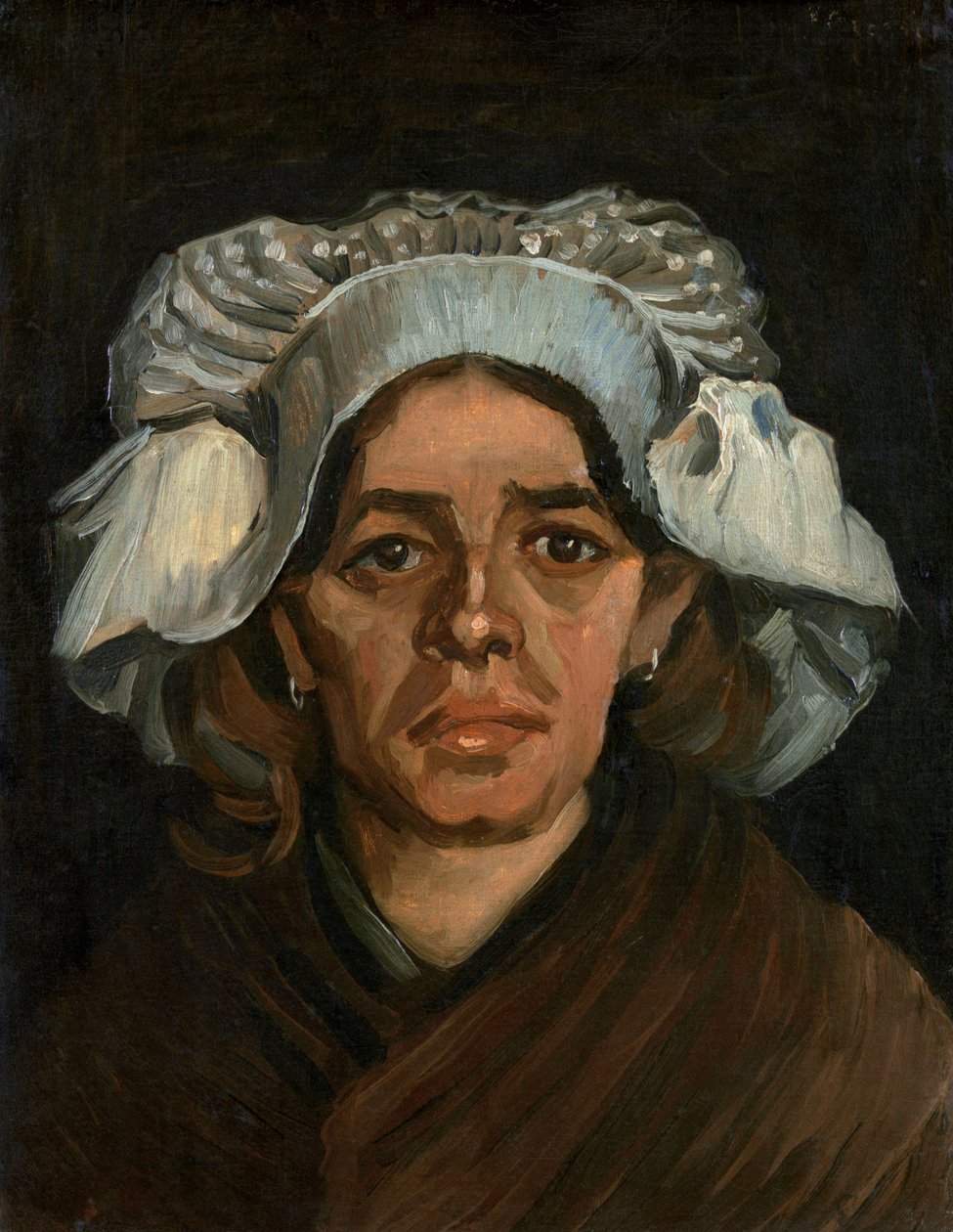 Naisen pää, 1885 tekijältä Vincent van Gogh