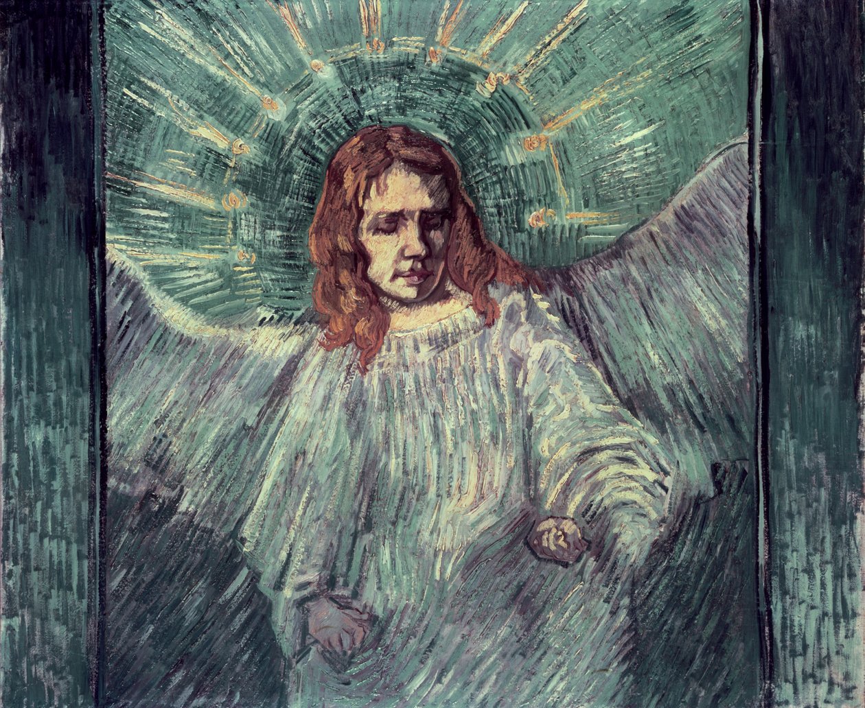 Enkelin pää Rembrandtin jälkeen, 1889 tekijältä Vincent van Gogh