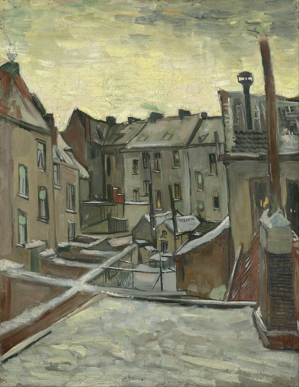 Takaapäin nähtyjä taloja tekijältä Vincent van Gogh