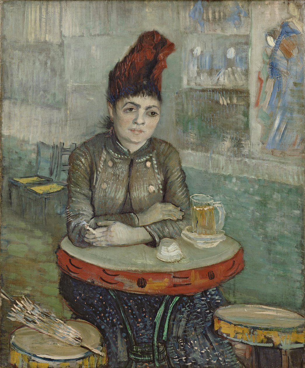Kahvilassa: Agostina Segatori, Le tambourin tekijältä Vincent van Gogh