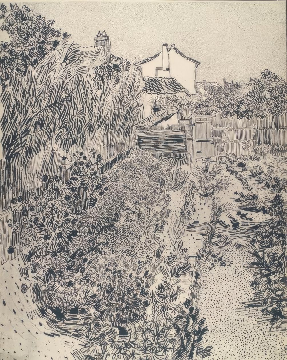 Kleiner Bauerngarten tekijältä Vincent van Gogh
