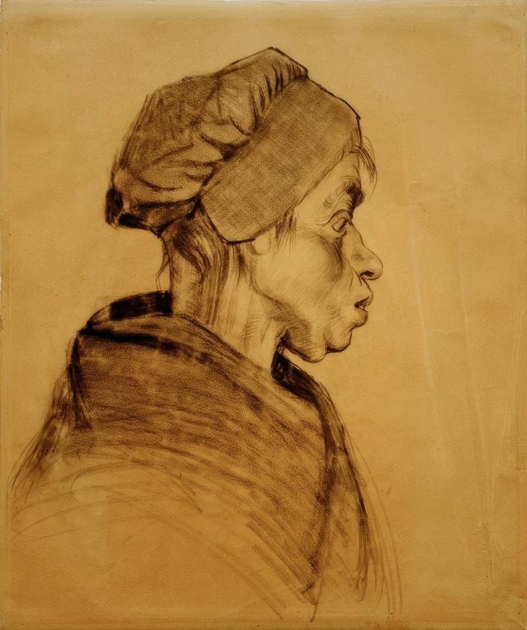 Kopf einer Frau tekijältä Vincent van Gogh