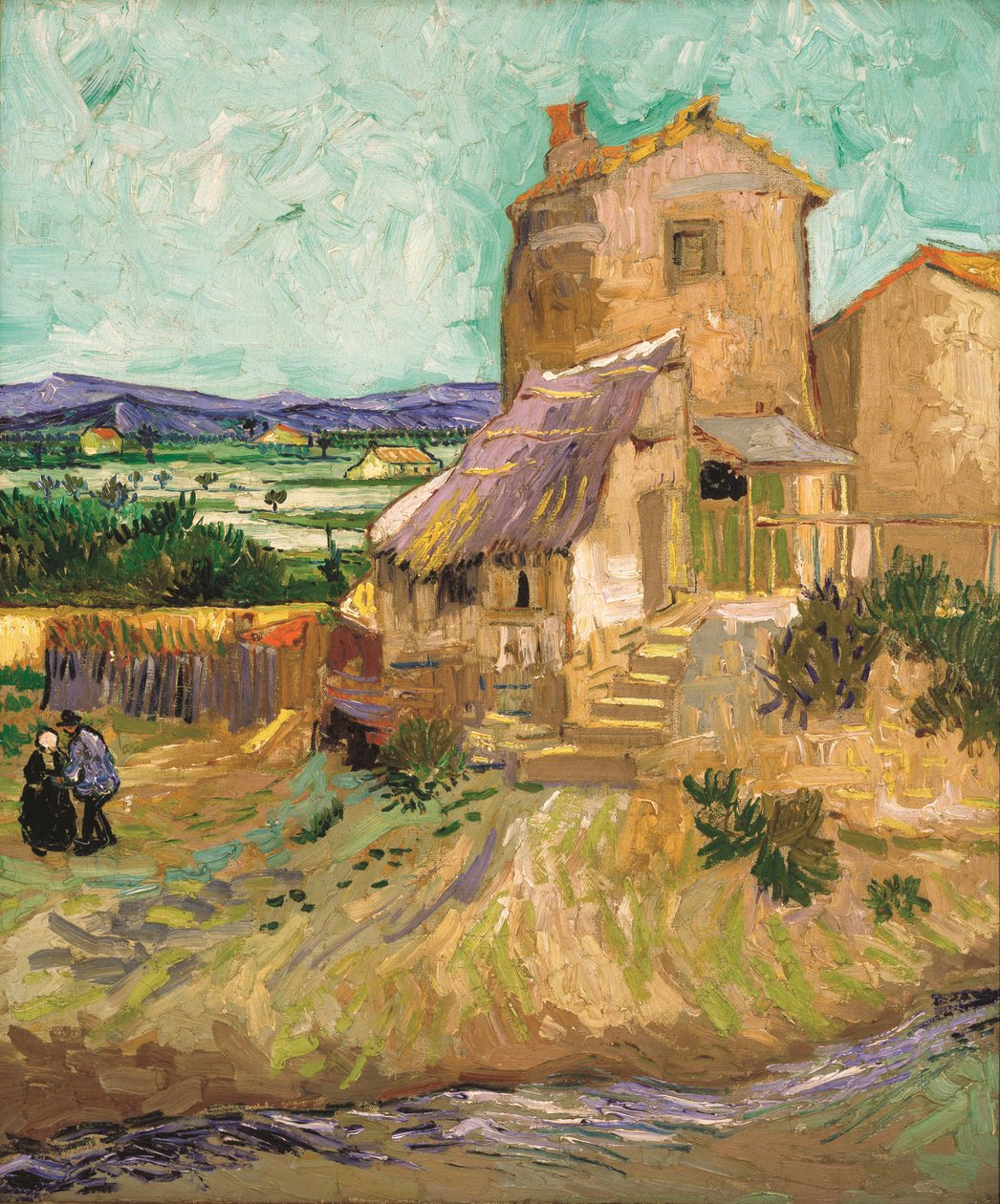 La Craun talo Vanha mylly, 1888. tekijältä Vincent van Gogh
