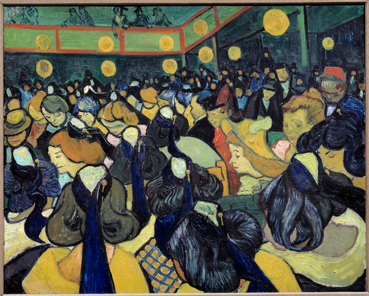 La salle de danse a Arles Painting Vincent Van Gogh (1853-1890) 1888 Su. 0,65x0,81 m Pariisi, musee d