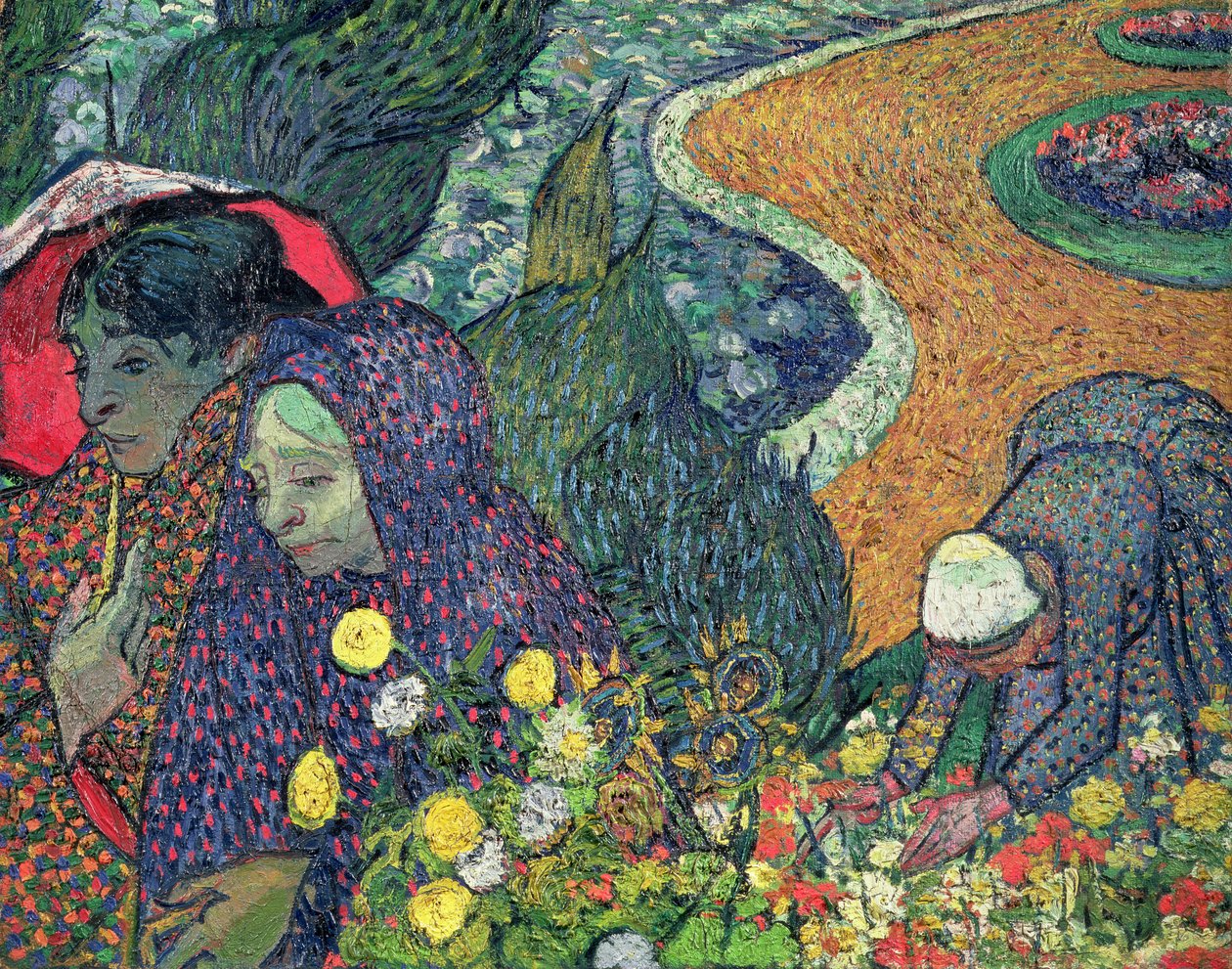 Ladies of Arles (Muistoja Ettenin puutarhasta) tekijältä Vincent van Gogh