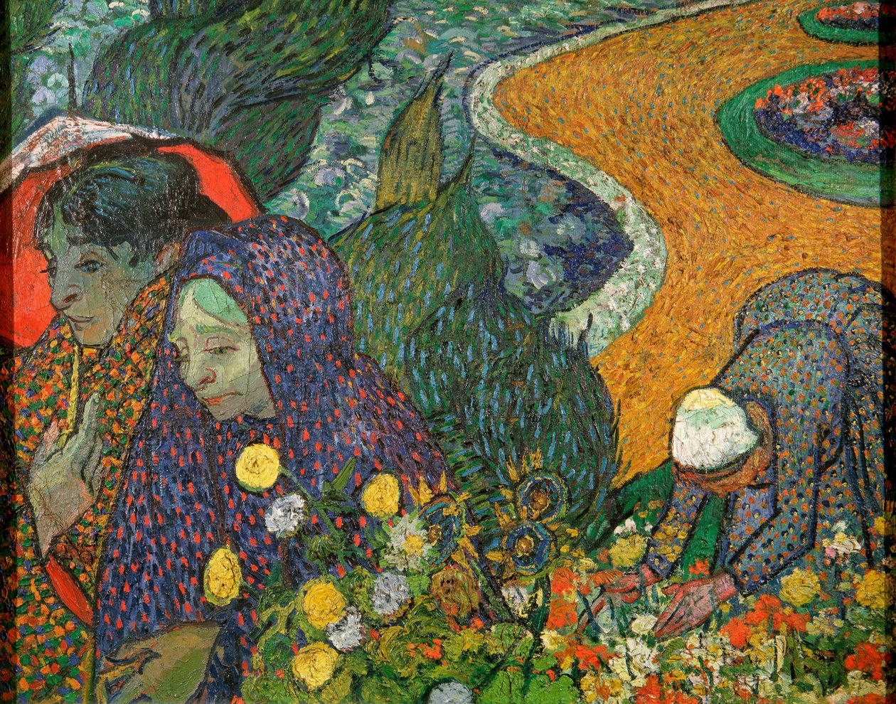 Ladies of Arles Memory of the Garden Ettenissä, 1888. tekijältä Vincent van Gogh