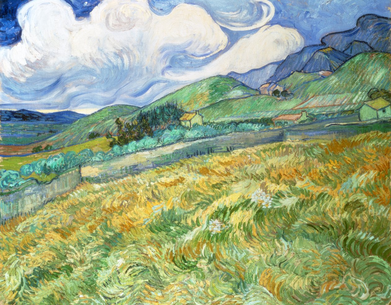 Maisema Saint-Remystä tekijältä Vincent van Gogh