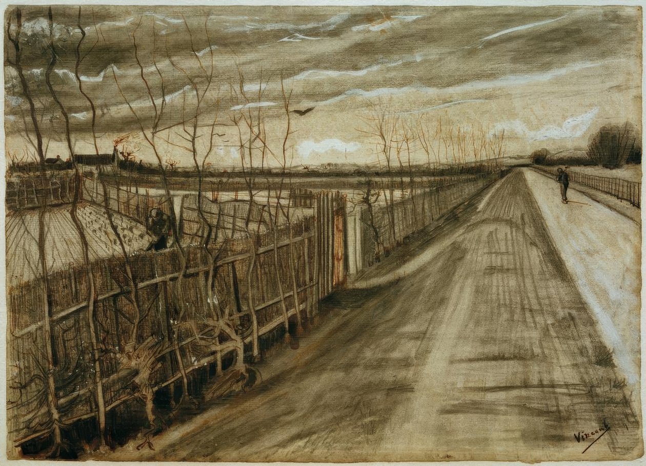 Landstraße tekijältä Vincent van Gogh