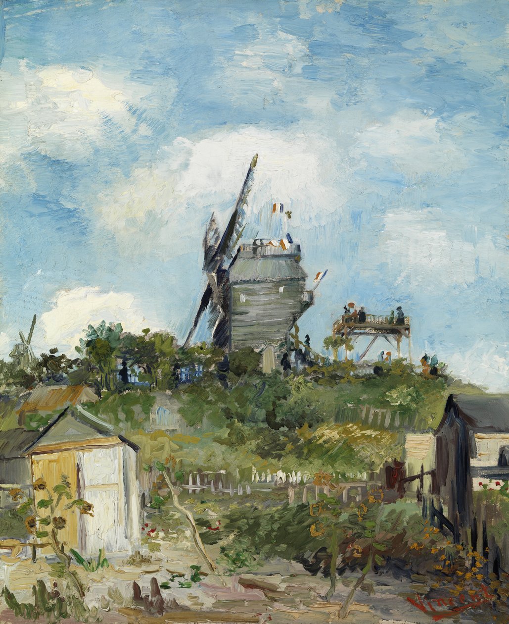 Blute-Fin Mill, Montmartre tekijältä Vincent van Gogh