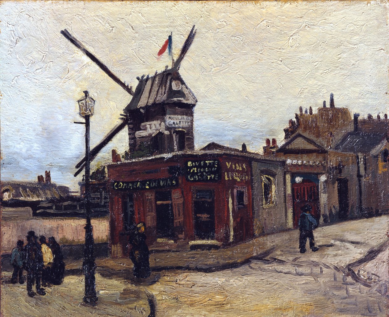 Moulin de la Galette -mylly tekijältä Vincent van Gogh