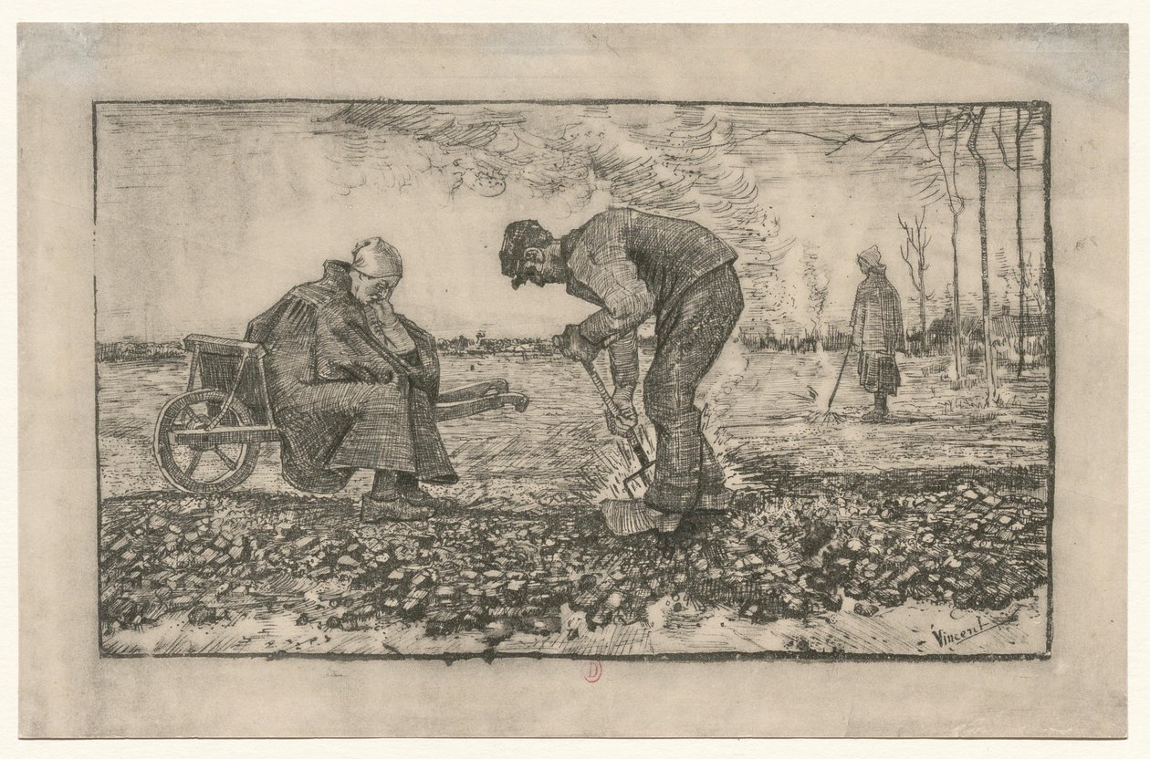 Peltotyö tekijältä Vincent van Gogh