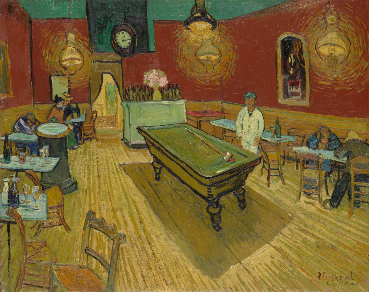 Kahvi? yöllä (The Night Café?) tekijältä Vincent van Gogh