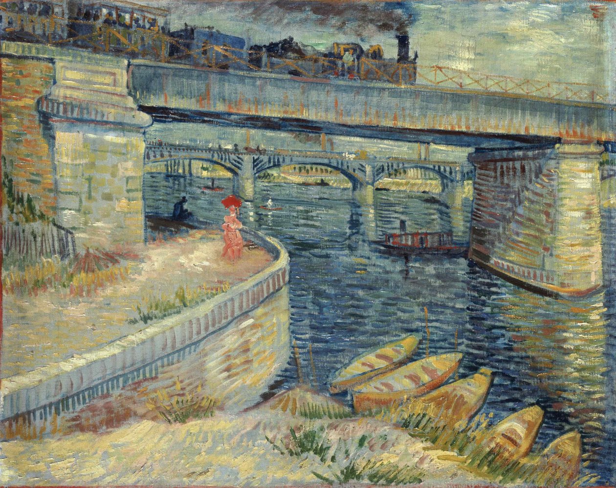 Asnièresin sillat, 1887. tekijältä Vincent van Gogh