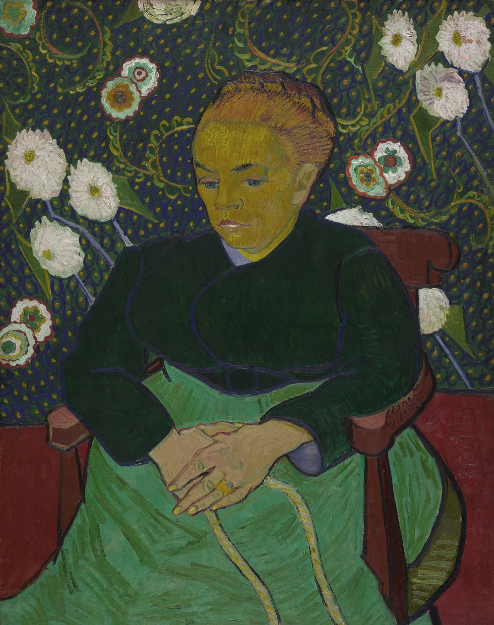 Madame Roulin Rocking the Cradle (La berceuse) tekijältä Vincent van Gogh