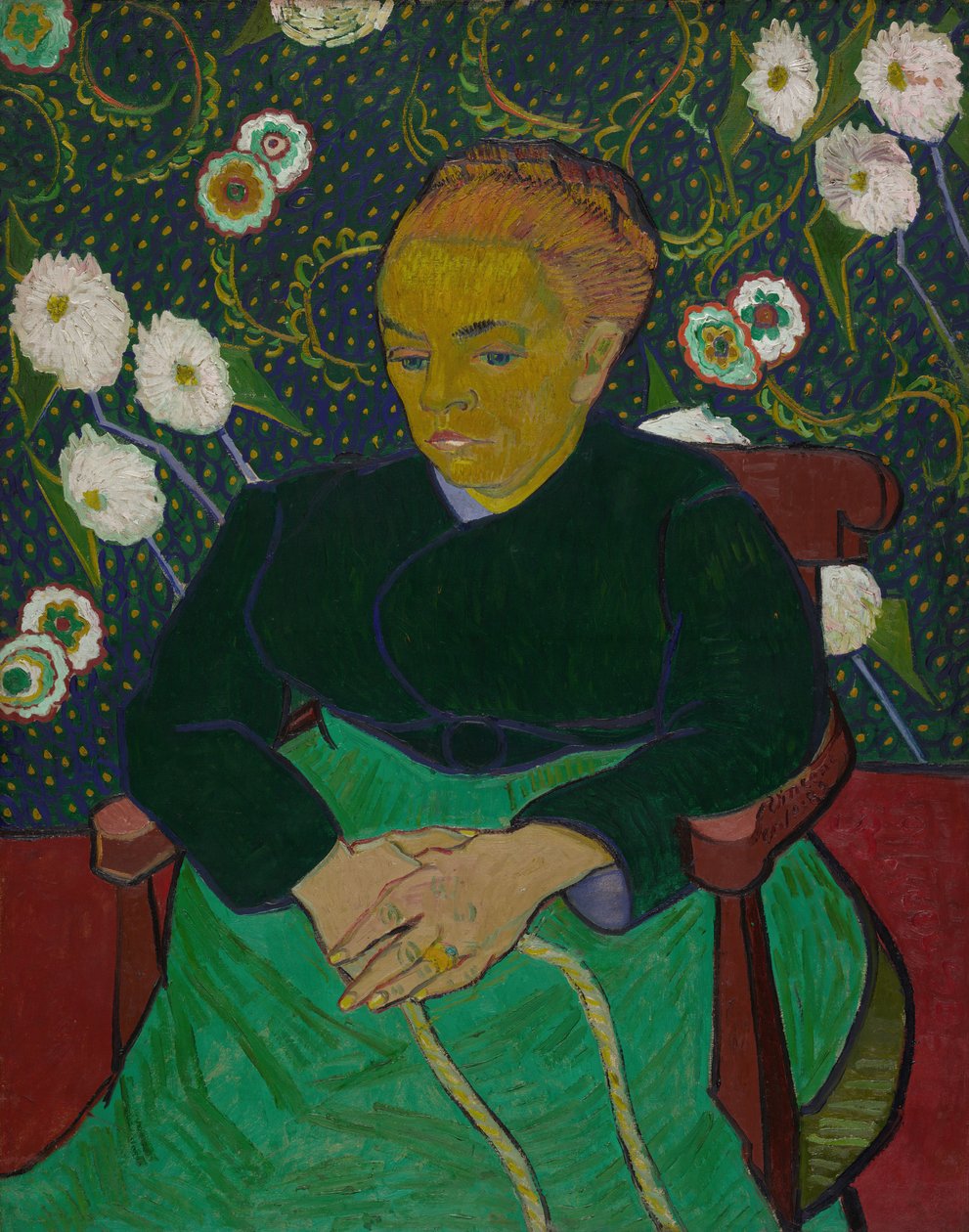 Madame Roulin Rocking the Cradle La berceuse, 1889. tekijältä Vincent van Gogh