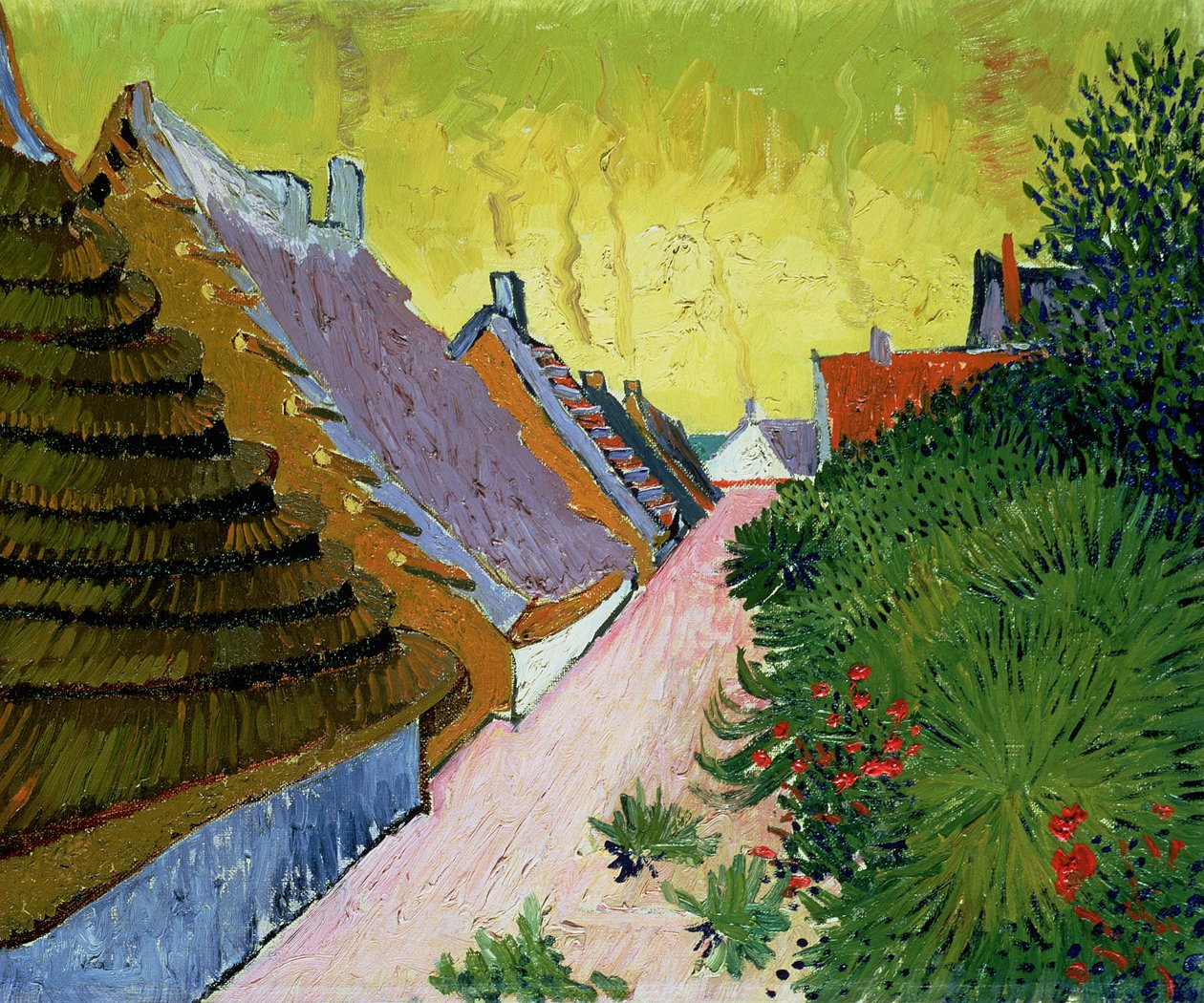 Maalaistalo Saintes-Mairiesissa, 1888 tekijältä Vincent van Gogh