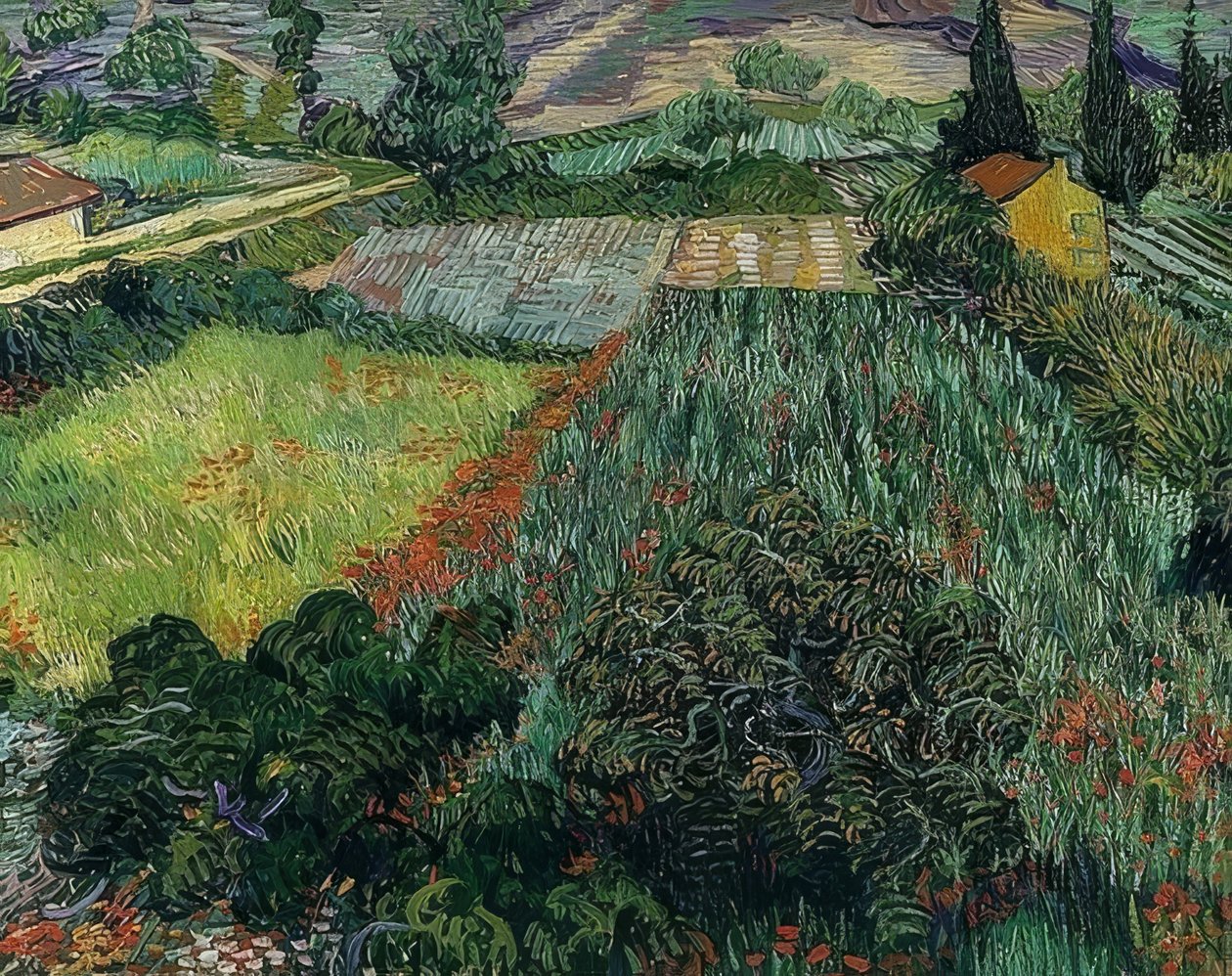 Mohnfeld. 1889 tekijältä Vincent van Gogh