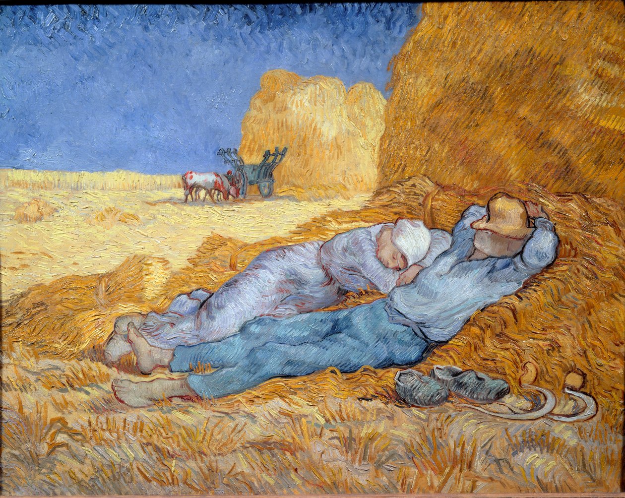 Keskipäivä eli Siesta tekijältä Vincent van Gogh