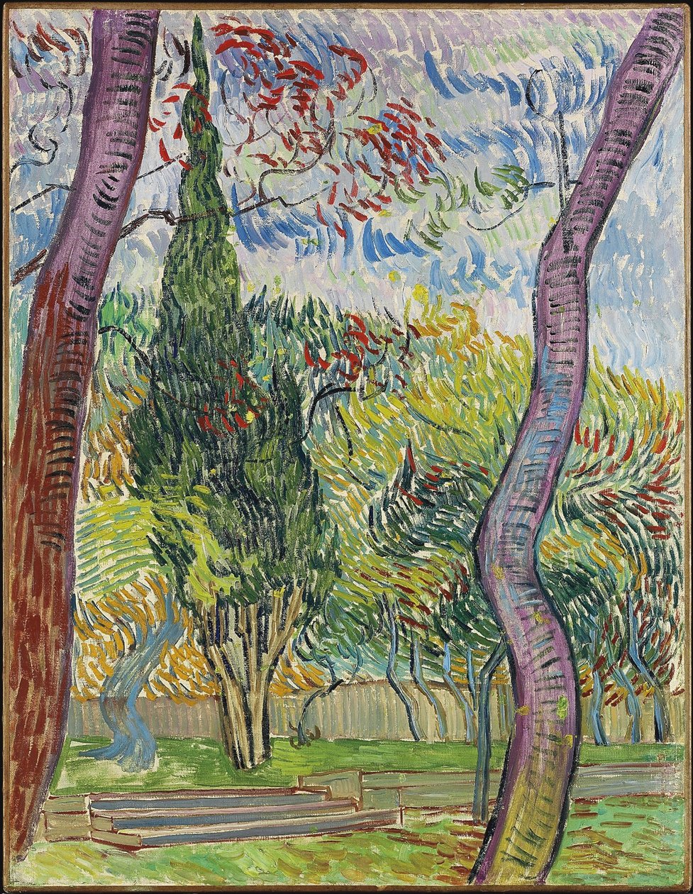 Saint-Paul Hospital Park, 1889 tekijältä Vincent van Gogh