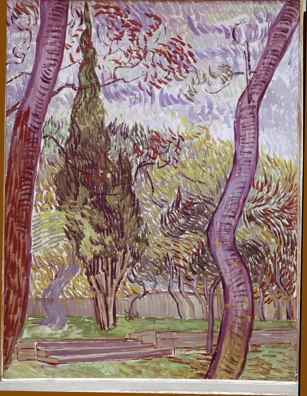 Saint-Paul-sairaalan puisto Saint-Remy-de-Provencessa tekijältä Vincent van Gogh