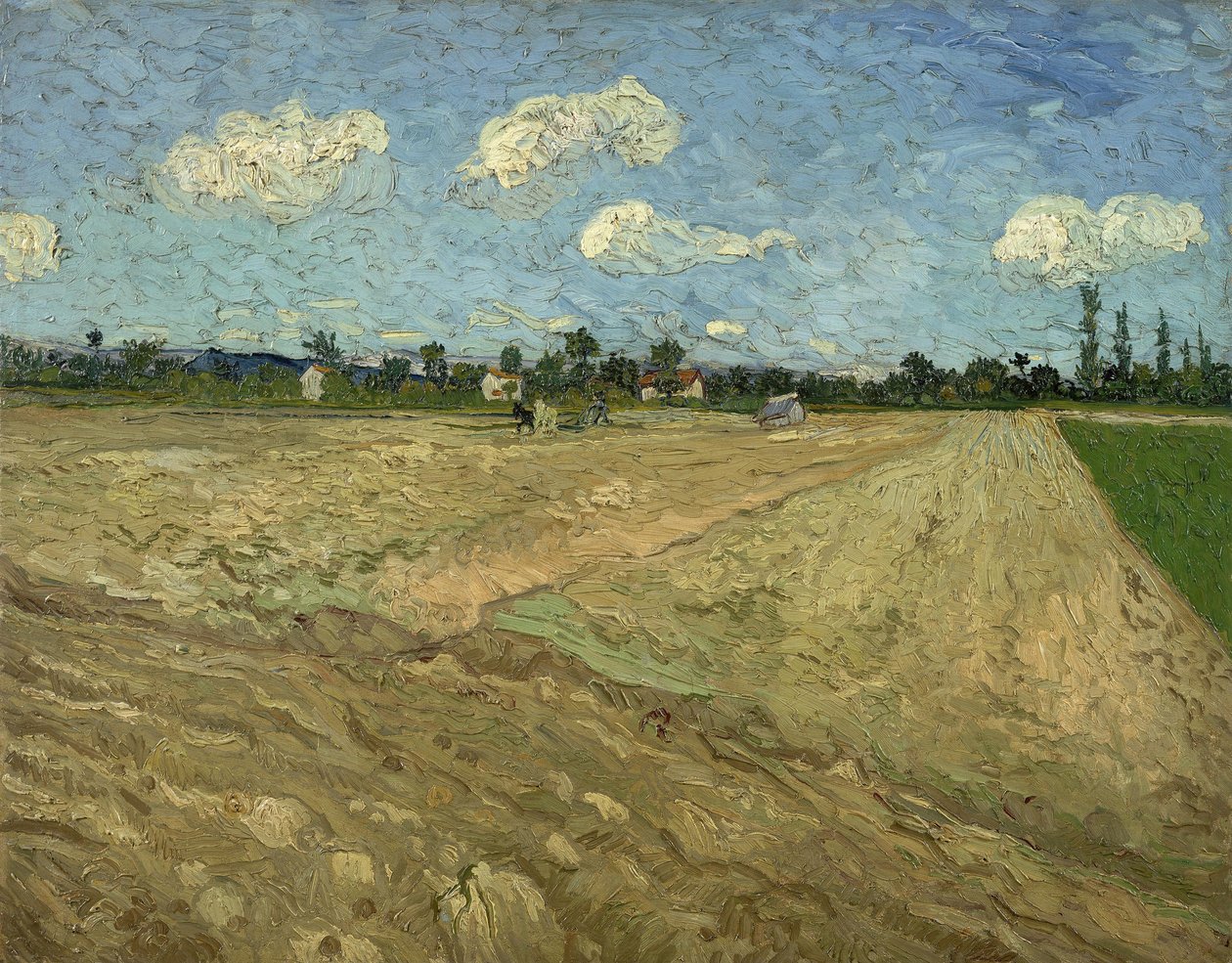 Kynnetyt pellot (”Uurteet”) tekijältä Vincent van Gogh