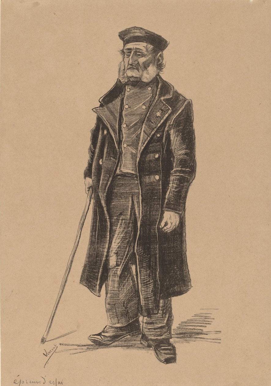 Köyhien talon asukkaat, seisova, 1882. tekijältä Vincent van Gogh