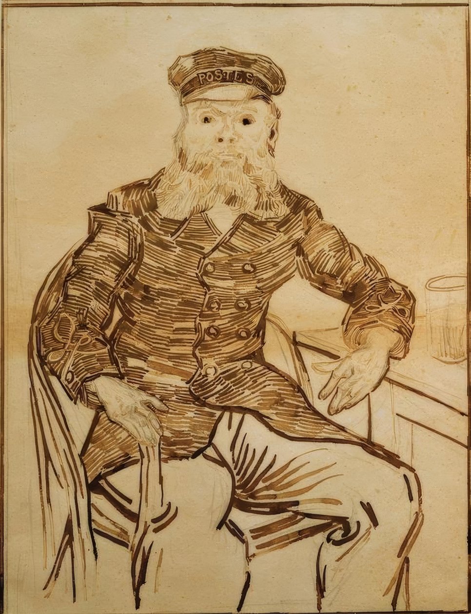 Joseph Roulinin muotokuva tekijältä Vincent van Gogh