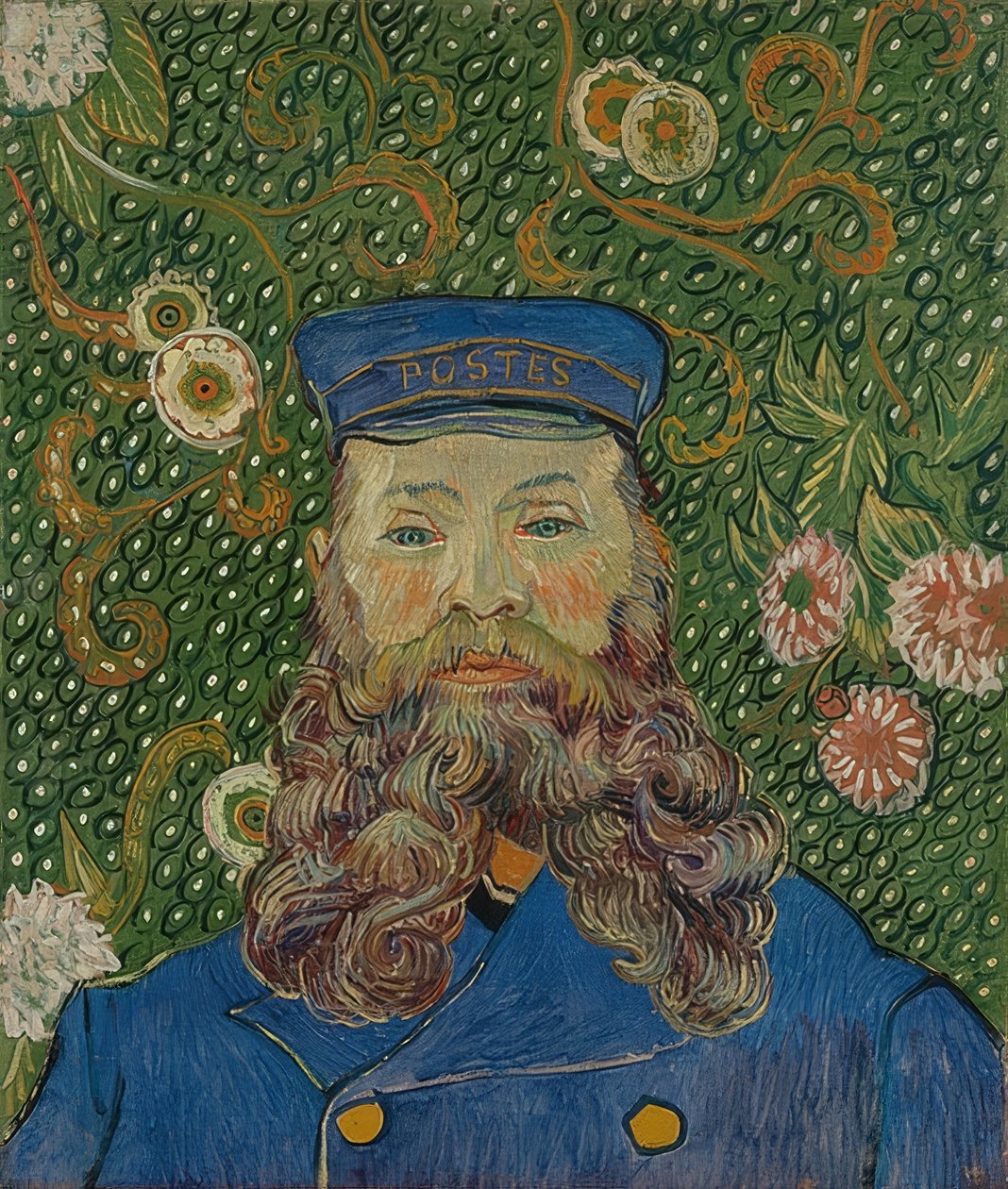 Joseph Roulinin muotokuva. 1889 tekijältä Vincent van Gogh