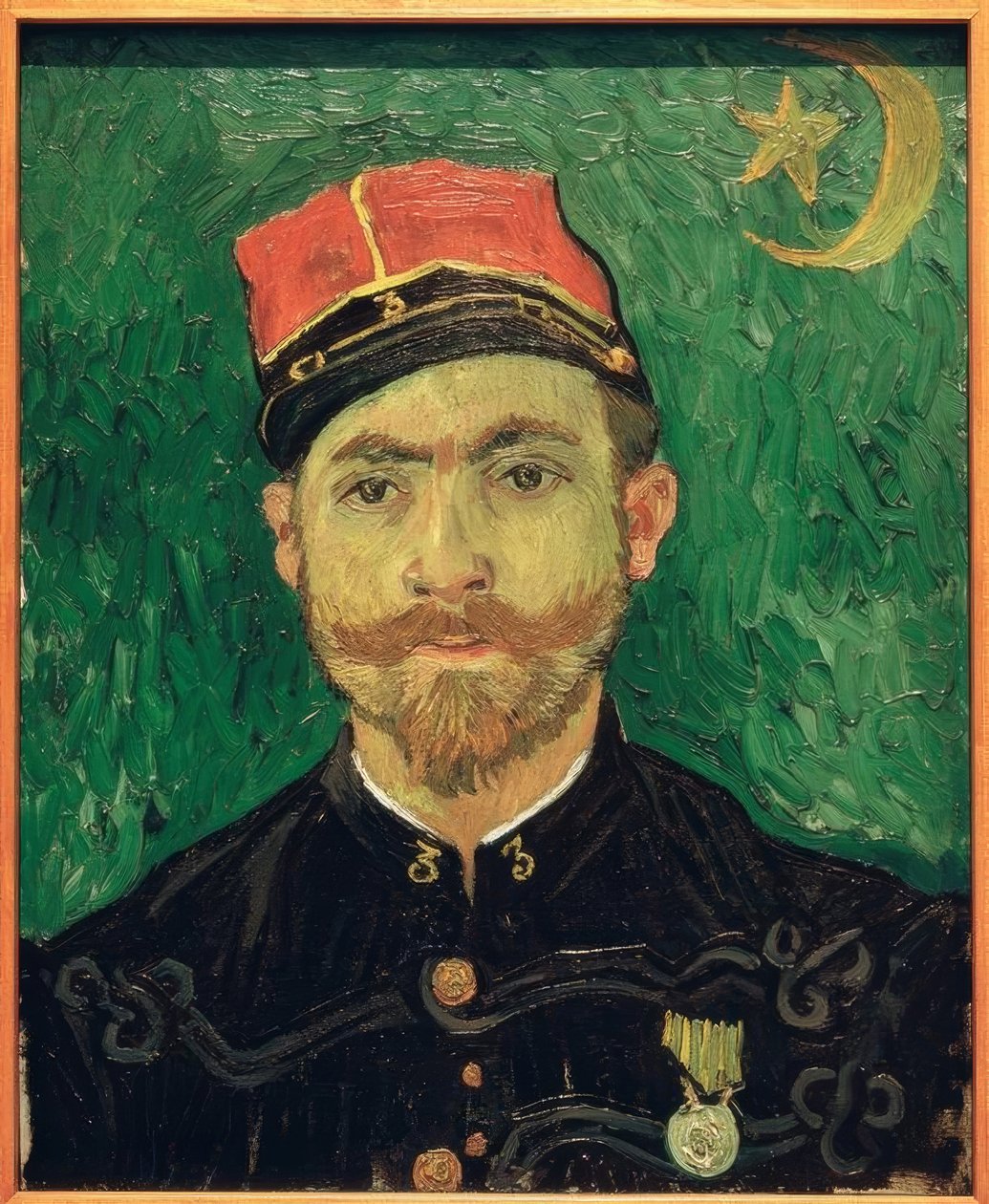 Porträt von Milliet tekijältä Vincent van Gogh