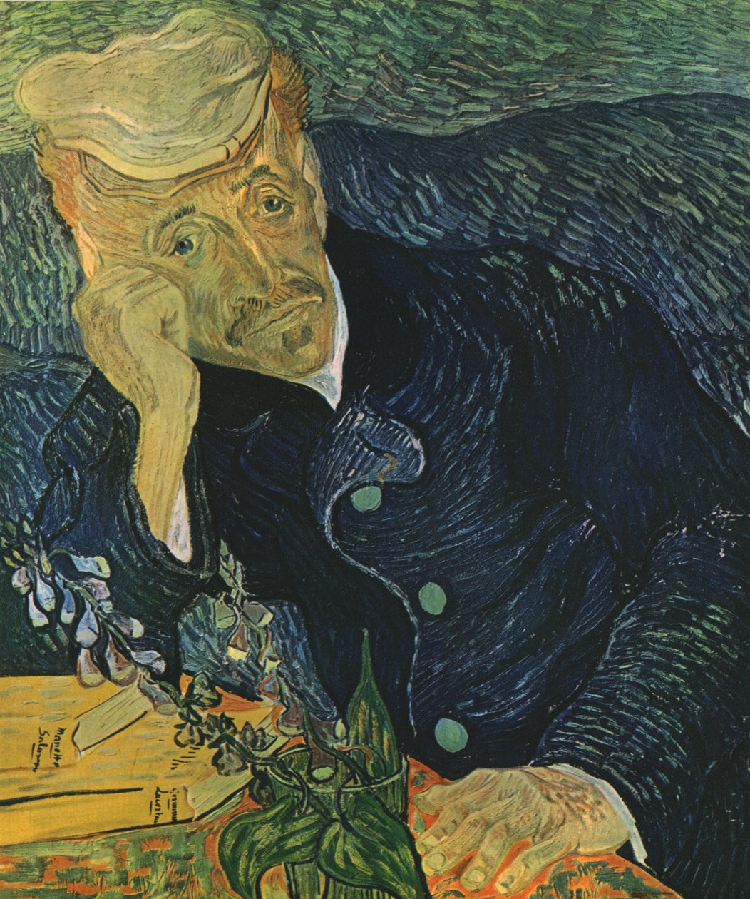 Tohtori Paul Gachetin muotokuva, kesäkuu 1890, 1947. tekijältä Vincent van Gogh