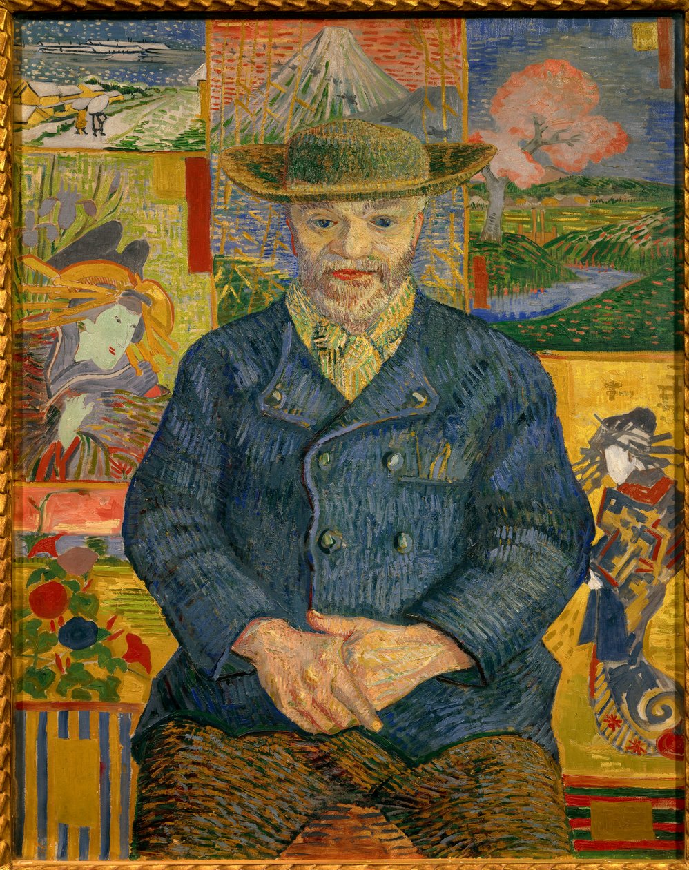 Isä Tanguyn muotokuva Vincent Van Goghin (1853-1890) maalaus 1887 su. 0,92x0,73 m Pariisi, Rodin-museo - Isän Tanguyn muotokuva (Julien Tanguy tekijältä Vincent van Gogh