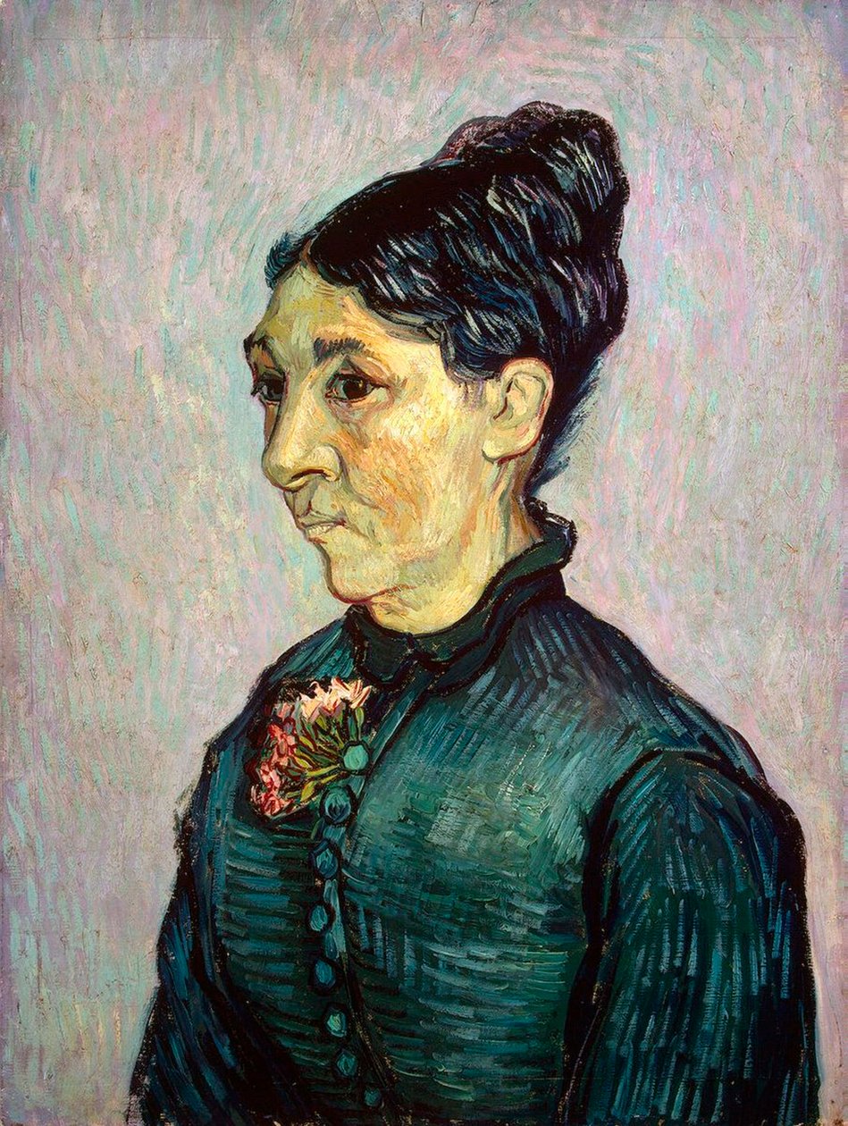 Madame Jeanne Lafuye Trabucin muotokuva, 1889. tekijältä Vincent van Gogh