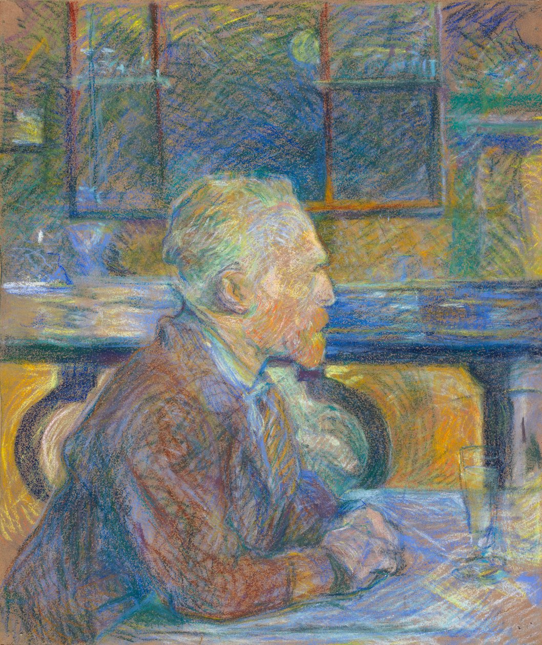 Muotokuva Vincent van Goghista (1853-1890), Toulouse-Lautrec, Henri, de (1864-1901) tekijältä Vincent van Gogh