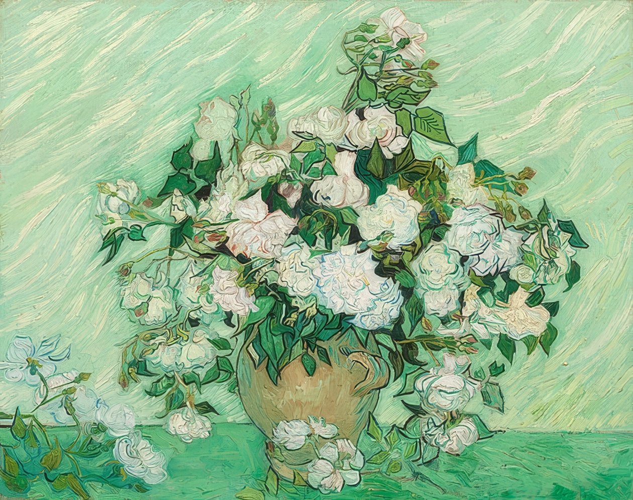 Rosen. 1890 tekijältä Vincent van Gogh