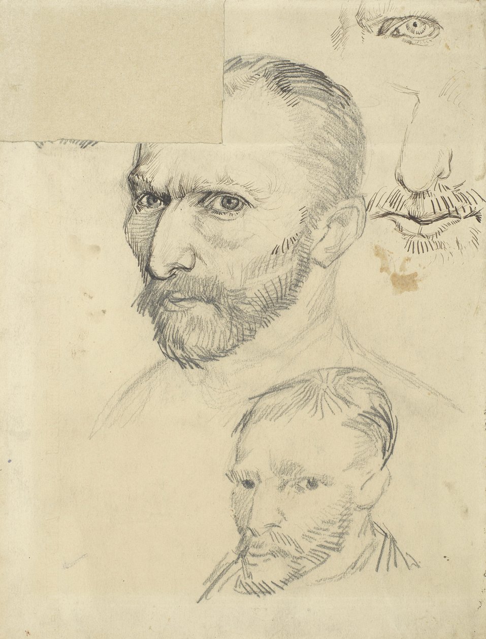 Goghin omakuvia, Vincent, pakettiauto (1853-1890) tekijältä Vincent van Gogh