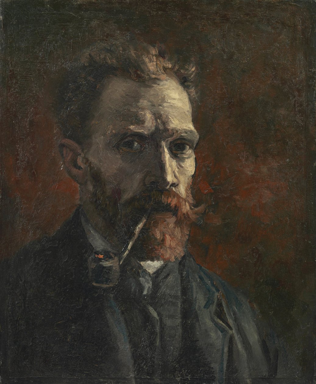 Omakuva piipulla tekijältä Vincent van Gogh