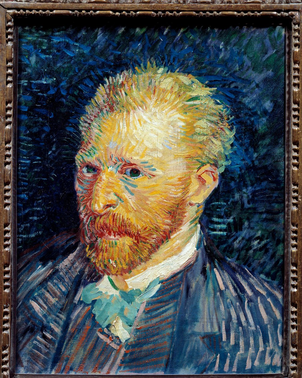 Vincent van Goghin (1853-1890) omakuvamaalaus 1887 su. 0,44x0,35 m Pariisi, musee d