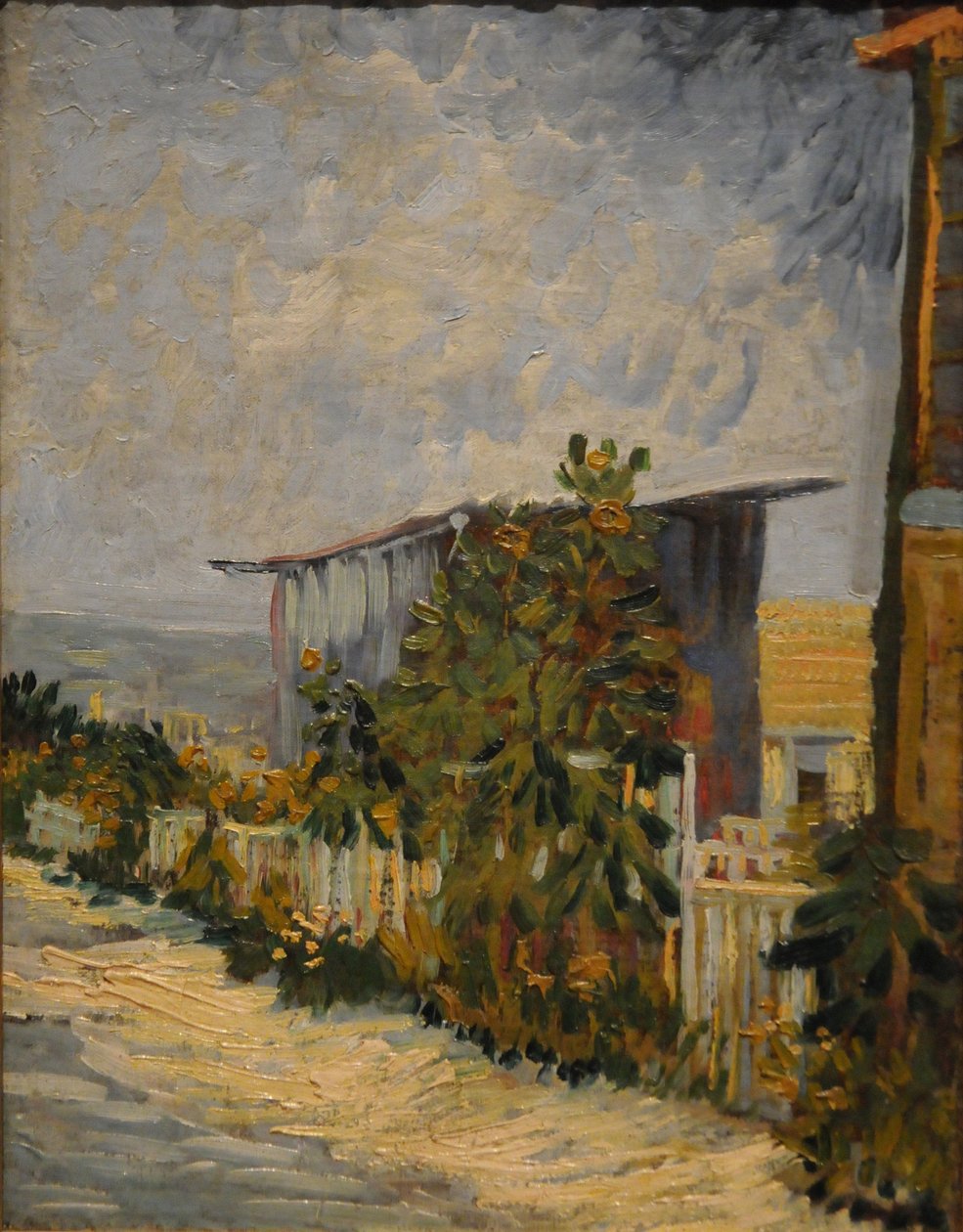Montmartren aita auringonkukan kanssa, 1887 tekijältä Vincent van Gogh