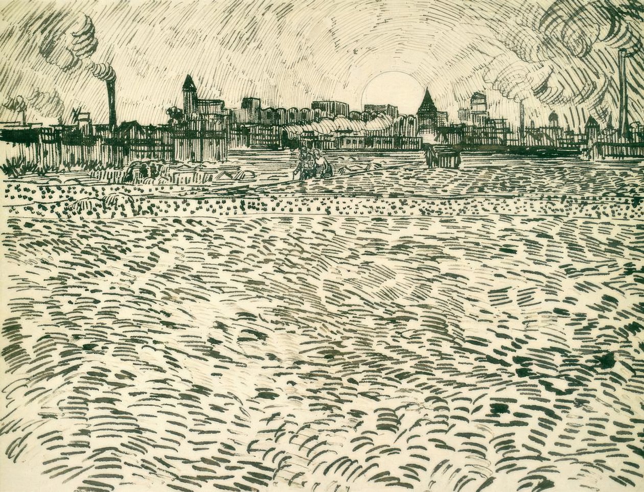 Kesäilta Arlesissa tekijältä Vincent van Gogh