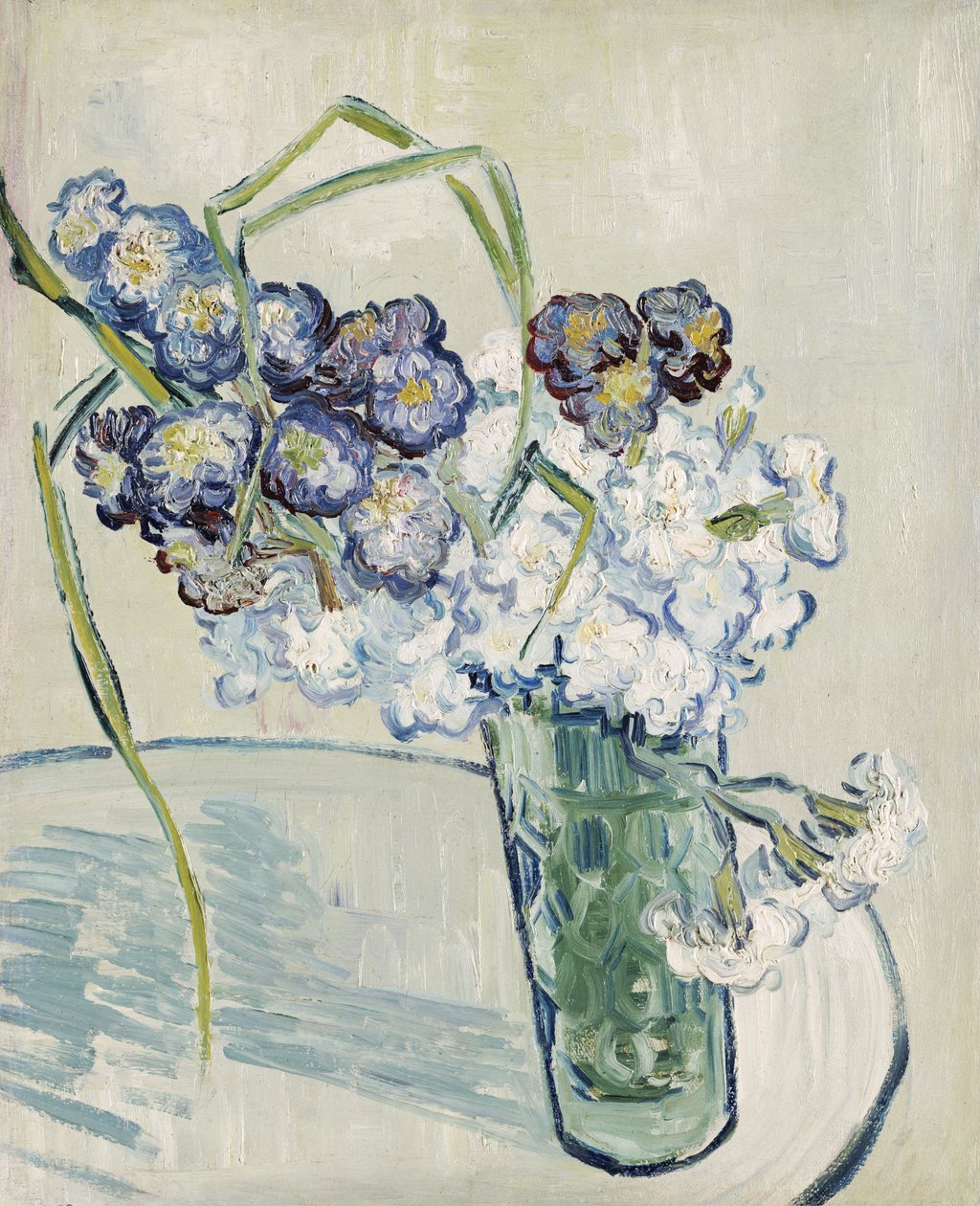 Asetelma, Neilikkamaljakko, kesäkuu 1890 tekijältä Vincent van Gogh