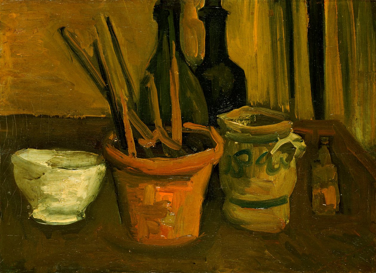 Siveltimien asetelma kukkaruukussa tekijältä Vincent van Gogh
