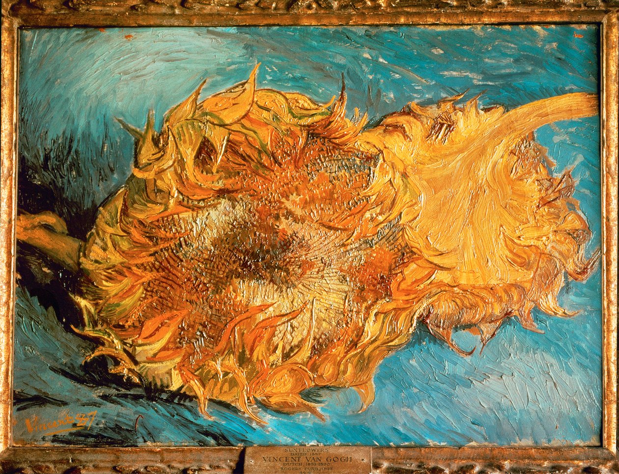 Auringonkukat (maalaus kankaalle) tekijältä Vincent van Gogh