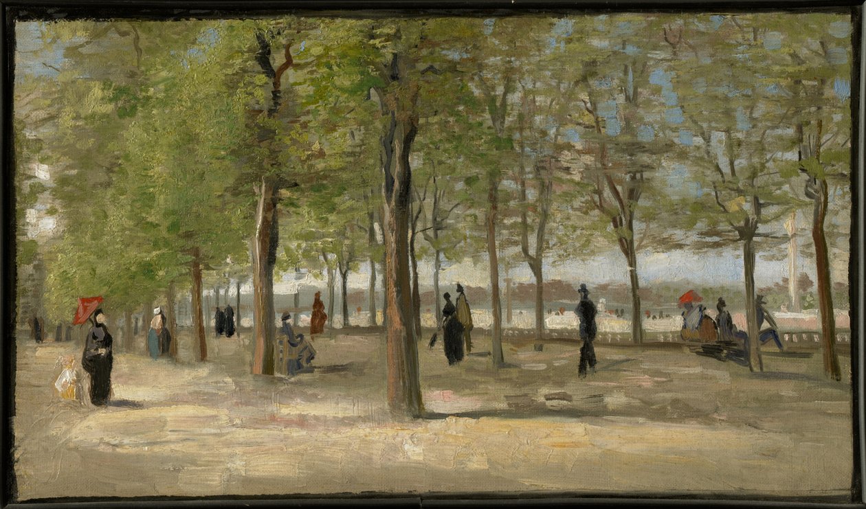Luxembourgin puiston terassi tekijältä Vincent van Gogh