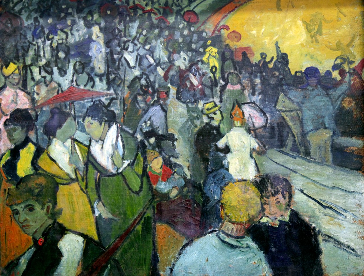 "Arlesin areena", 1888. tekijältä Vincent van Gogh