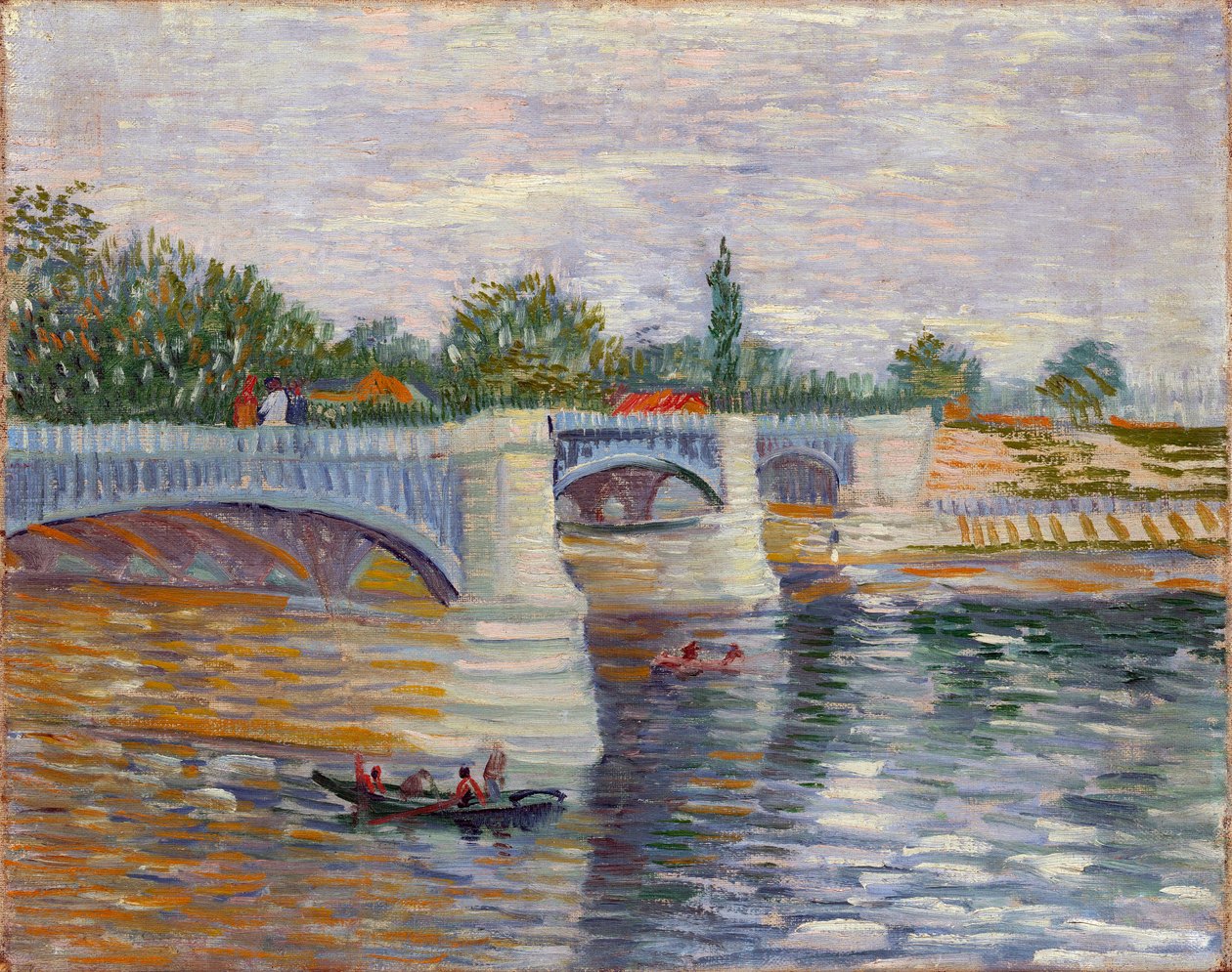 The Bridge at Courbevoie, Gogh, Vincent, van (1853-1890) tekijältä Vincent van Gogh