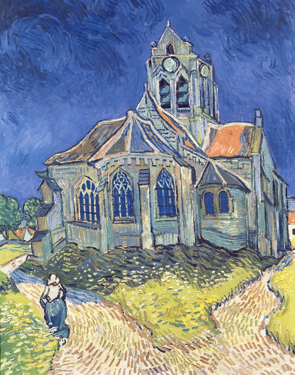 Auvers-sur-Oisen kirkko tekijältä Vincent van Gogh