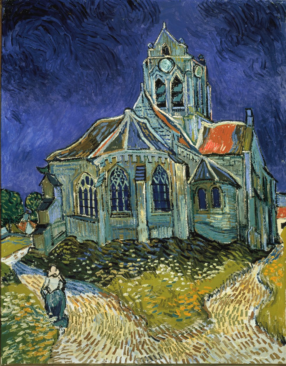 Auversin kirkko tekijältä Vincent van Gogh