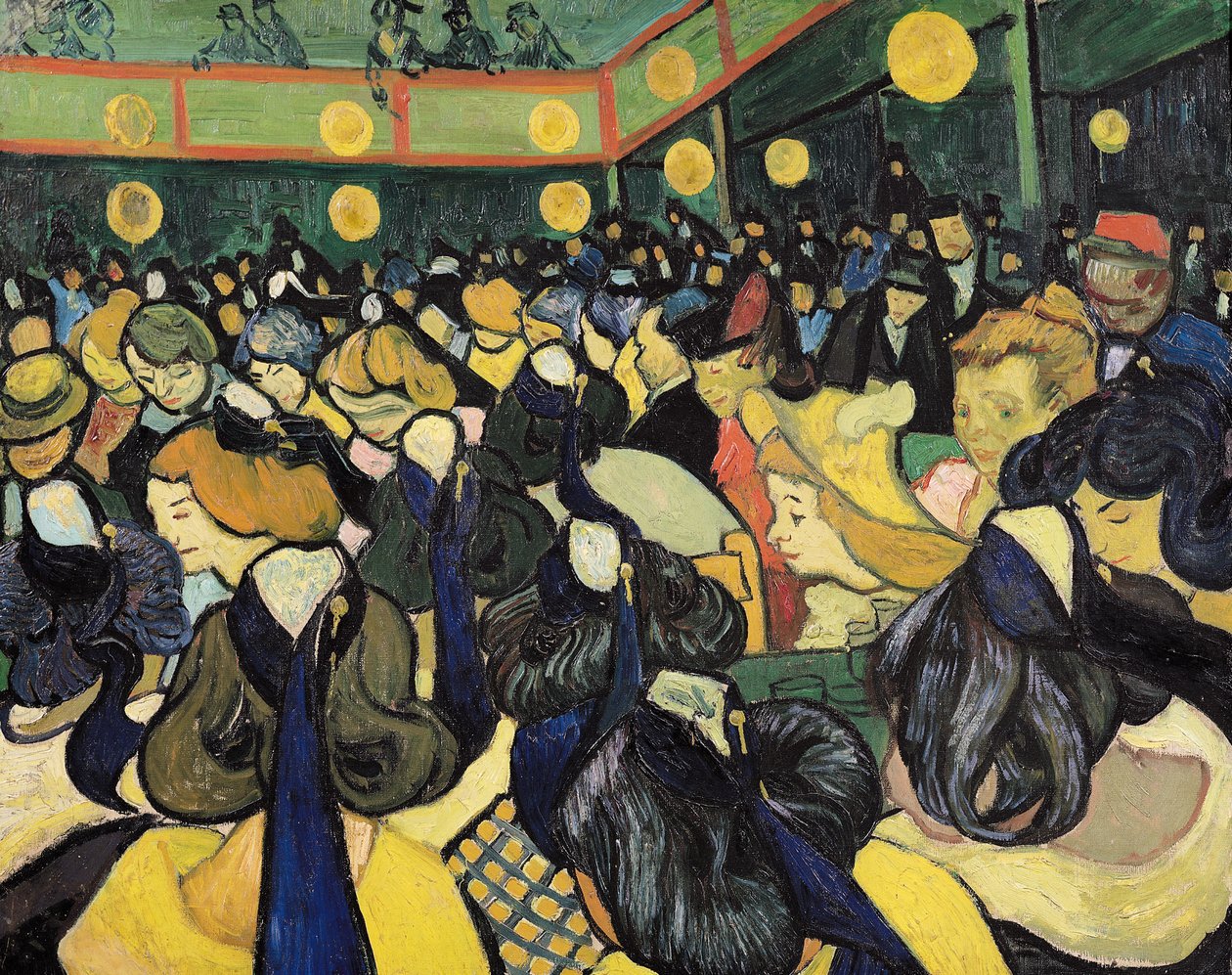 Tanssisali Arlesissa, 1888 tekijältä Vincent van Gogh