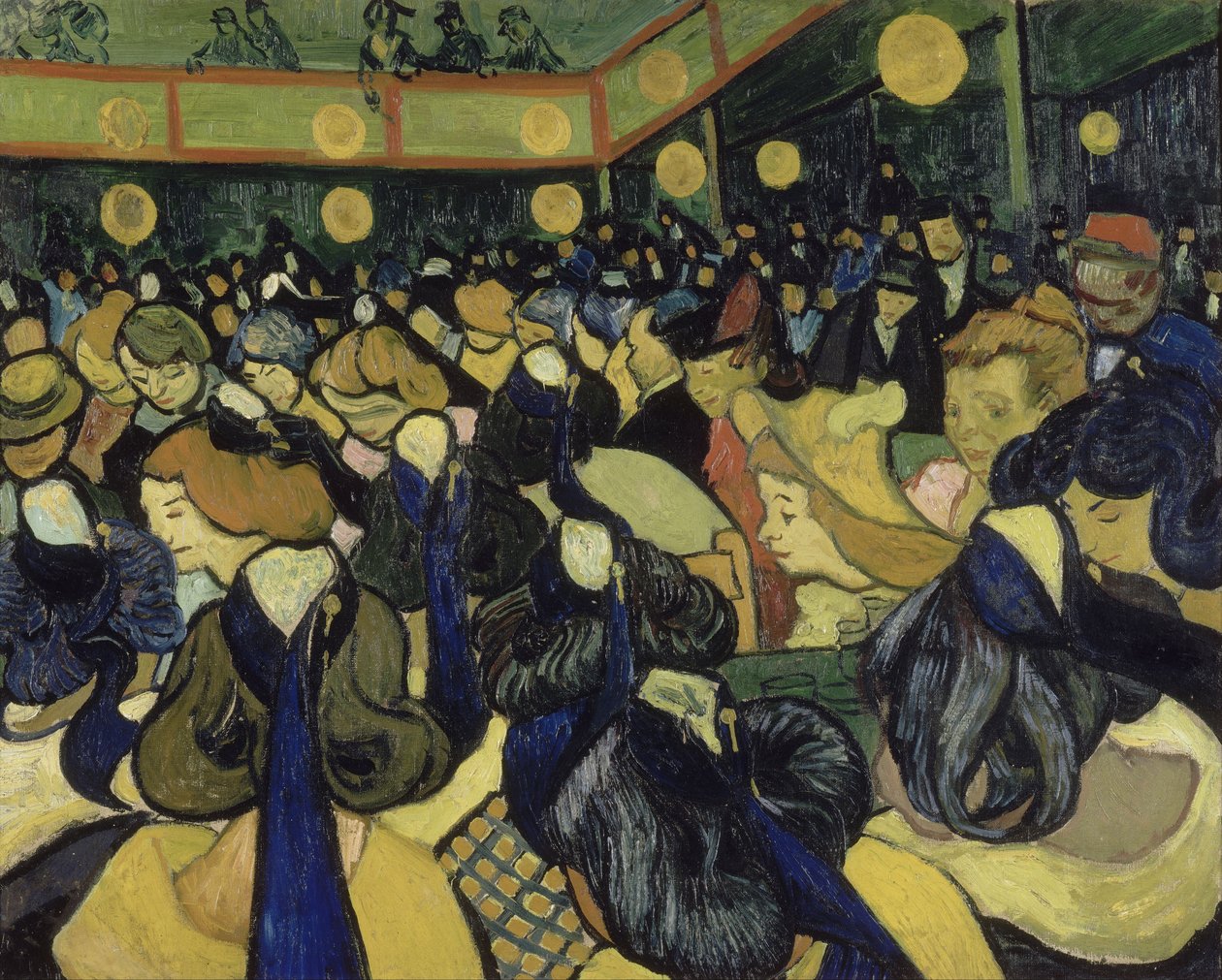 Tanssisali Arlesissa, 1888 tekijältä Vincent van Gogh
